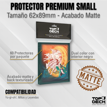 Cargar imagen en el visor de la galería, Protectores MATTE con Diseño | TOPDECK Small 62x89mm Invocar Chacales
