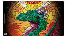 Cargar imagen en el visor de la galería, Playmat | Colección Vitrales - Dragón Verde