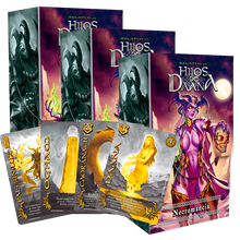 Cargar imagen en el visor de la galería, 3 Relatos de Hijos de Daana - Necromancia + 2 cartas secretas al azar