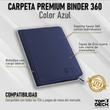 Cargar imagen en el visor de la galería, Carpeta Premium | TOPDECK 360 color Azul