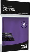 Cargar imagen en el visor de la galería, Protectores Esenciales | TOPDECK Small 62x89mm color Morado