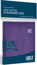 Cargar imagen en el visor de la galería, Protectores Esenciales | TOPDECK Standard 66x91mm color Morado
