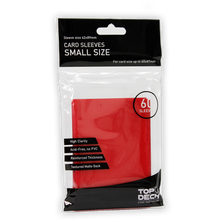 Cargar imagen en el visor de la galería, Protectores Esenciales | TOPDECK Small 62x89mm color Rojo