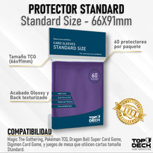 Cargar imagen en el visor de la galería, Protectores Esenciales | TOPDECK Standard 66x91mm color Morado