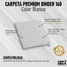 Cargar imagen en el visor de la galería, Carpeta Premium | TOPDECK 160 color Blanco