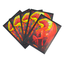 Cargar imagen en el visor de la galería, Protectores Standard | Colección Vitrales - Dragón Rojo 66x91mm