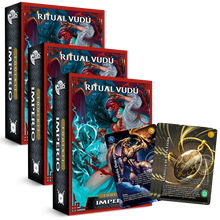 Cargar imagen en el visor de la galería, PREVENTA 3 Toolkit Imperio 2026 - Ritual Vudú + 3 Medalla de Papa Legba + Dragón Dorado