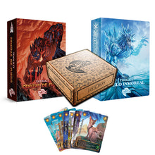 Cargar imagen en el visor de la galería, 1 Lootbox Imperio 2024 + 1 Toolkit Cenizas de Fuego + 1Toolkit Hielo Inmortal + 7 cartas promocionales