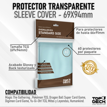 Cargar imagen en el visor de la galería, Cubre Protectores | TOPDECK Standard 69x94mm