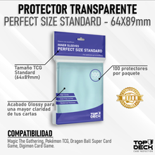 Cargar imagen en el visor de la galería, Protectores Interiores | TOPDECK Standard 64x89mm