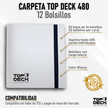 Cargar imagen en el visor de la galería, Carpeta Esencial | TOPDECK 480 color Blanco