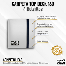 Cargar imagen en el visor de la galería, Carpeta Esencial | TOPDECK 160 color Blanco