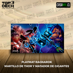 Playmat Ragnarok - Martillo de Thor y Matador de Gigantes