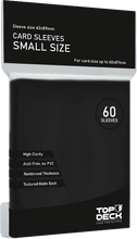 Cargar imagen en el visor de la galería, Protectores Esenciales | TOPDECK Small 62x89mm color Negro