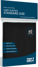 Cargar imagen en el visor de la galería, Protectores Esenciales | TOPDECK Standard 66x91mm color Negro