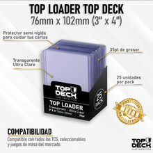 Cargar imagen en el visor de la galería, Top Loader | TOPDECK standard 76x102mm