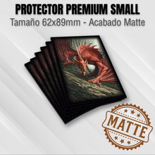 Cargar imagen en el visor de la galería, Protectores MATTE con Diseño | TOPDECK Small 62x89mm Wyvern de Sangre
