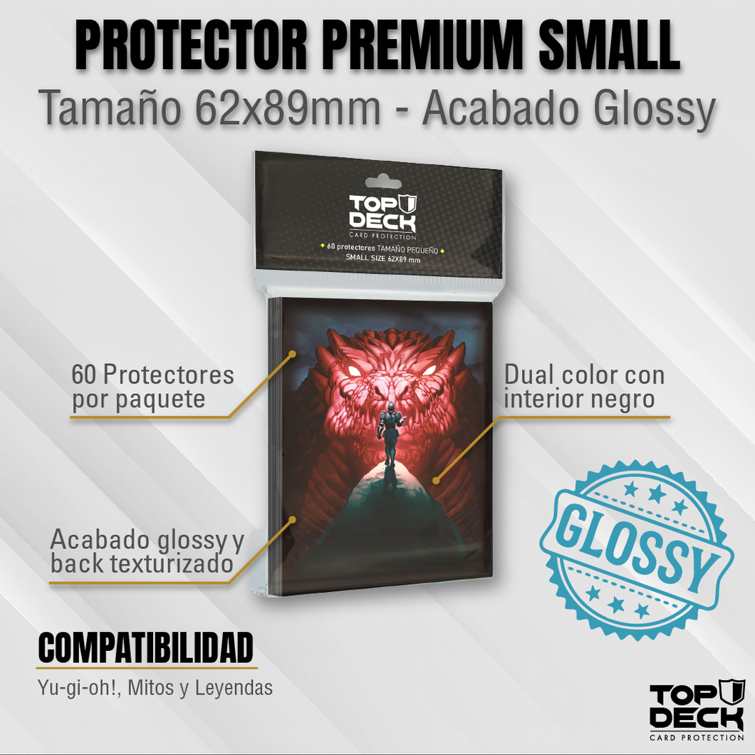 Protectores con Diseño | TOPDECK Small 62x89mm Fe sin Límite