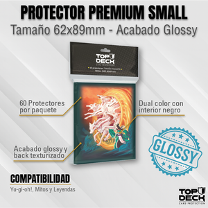 Protectores con Diseño | TOPDECK Small 62x89mm Invocar Chacales
