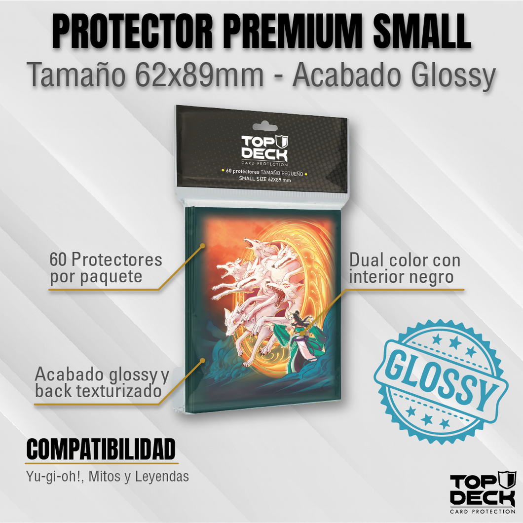 Protectores con Diseño | TOPDECK Small 62x89mm Invocar Chacales