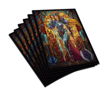 Cargar imagen en el visor de la galería, PREVENTA Protectores Standard | Colección Vitrales - Paladín 66x91mm
