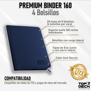 Carpeta Premium Binder 160 color Azul