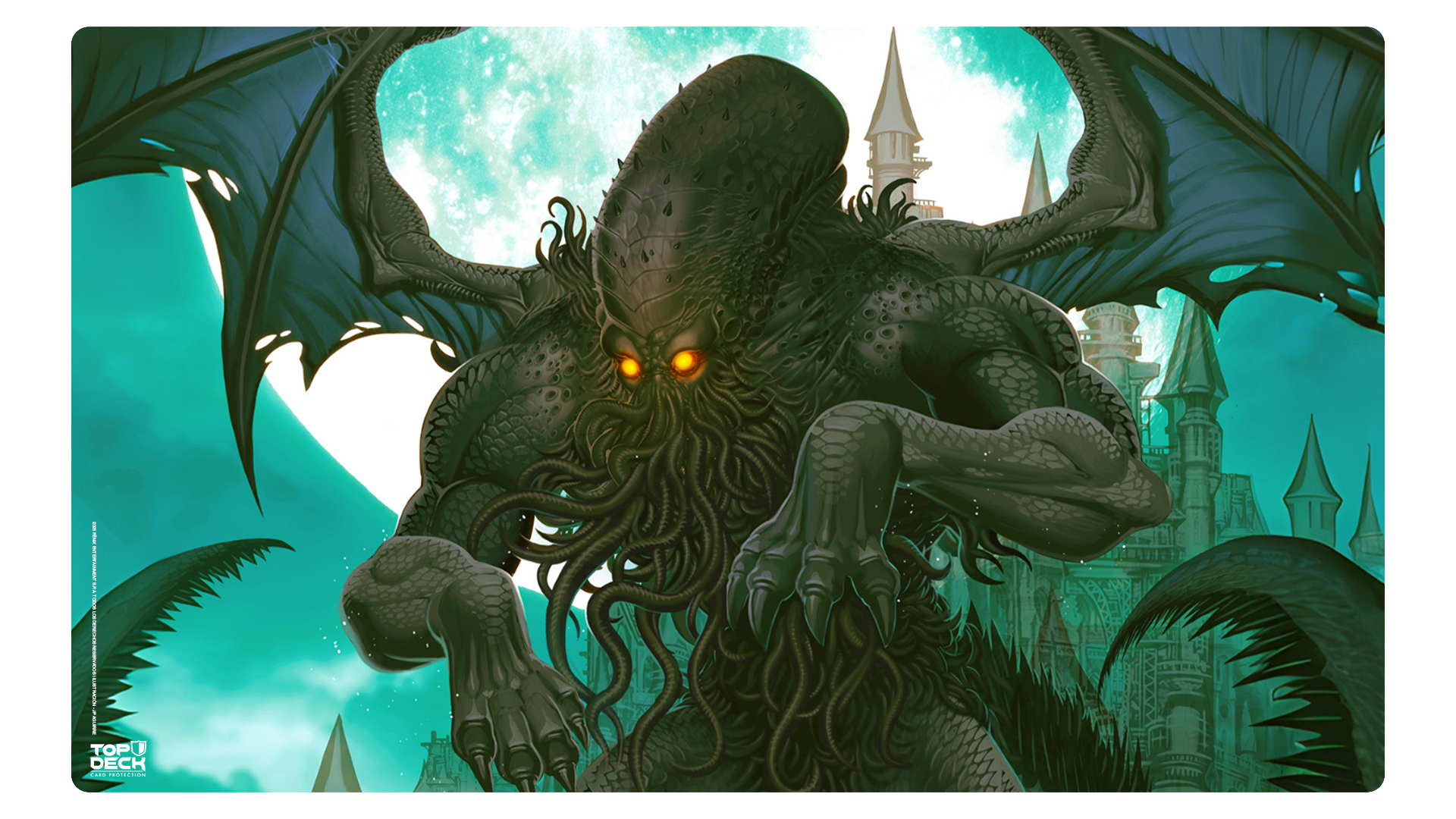 Playmat TOPDECK | Cthulhu de Onyria – Casa Mitos y Leyendas