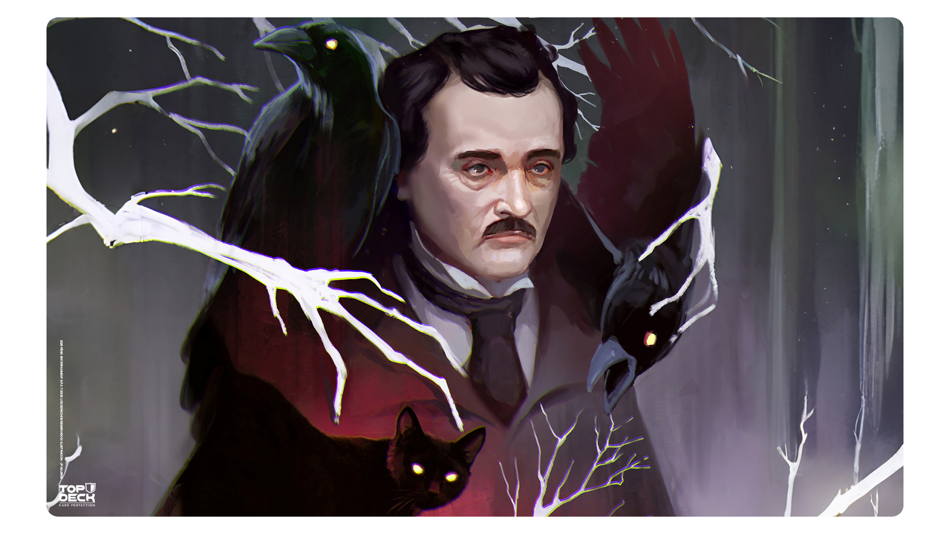 Playmat TOPDECK | Edgar Allan Poe