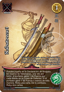 2 Kit de Batalla Espíritu Samurái: 1 Kami + 1 Katana + 1 Kabutowari