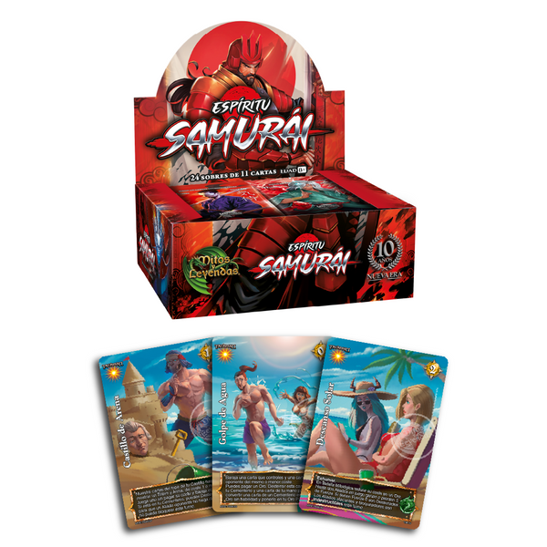 Display Espíritu Samurái +3 cartas promocionales – Casa Mitos y