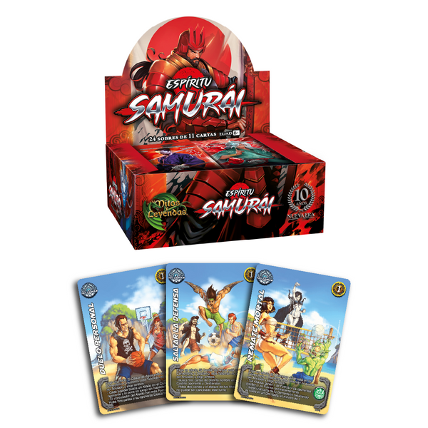 Display Espíritu Samurái + 3 CARTAS VERANO 2026 – Casa Mitos y