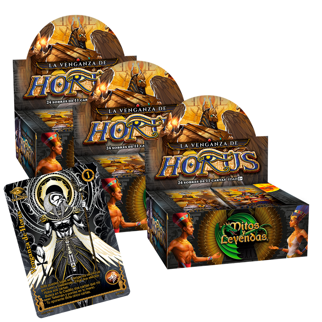 3 Display La Venganza de Horus + 1 Venganza de Horus