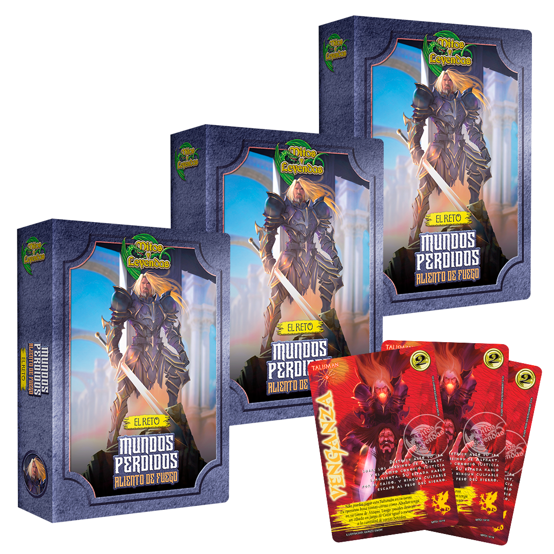3 Mundos Perdidos Primera Era 2026 - Aliento de Fuego + 3 buy a box