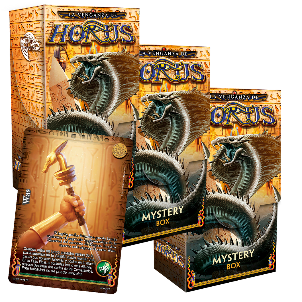 3 Mystery Box edición La Venganza de Horus + Was