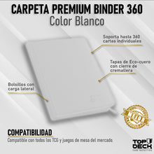 Cargar imagen en el visor de la galería, Carpeta Premium | TOPDECK 360 color Blanco

