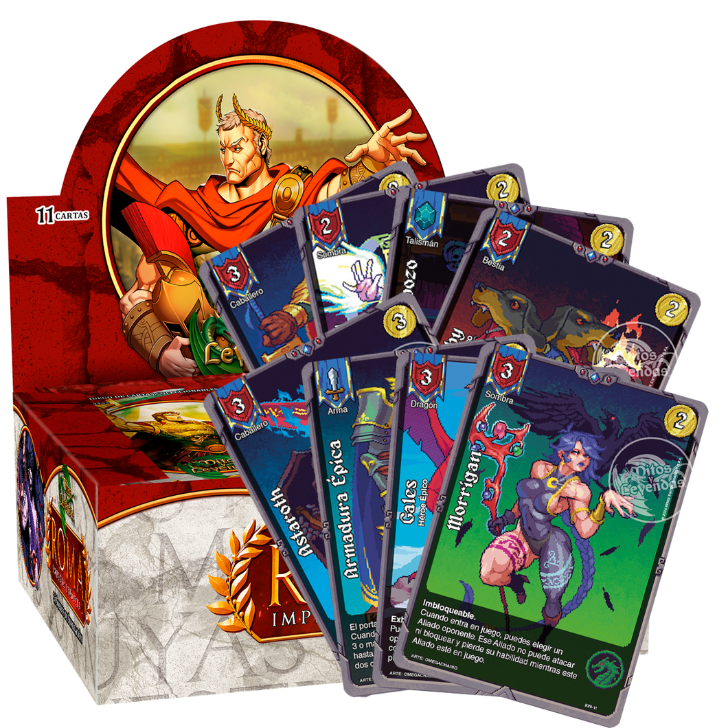 Oferta especial Display Roma + 8 cartas Kingdom Quest