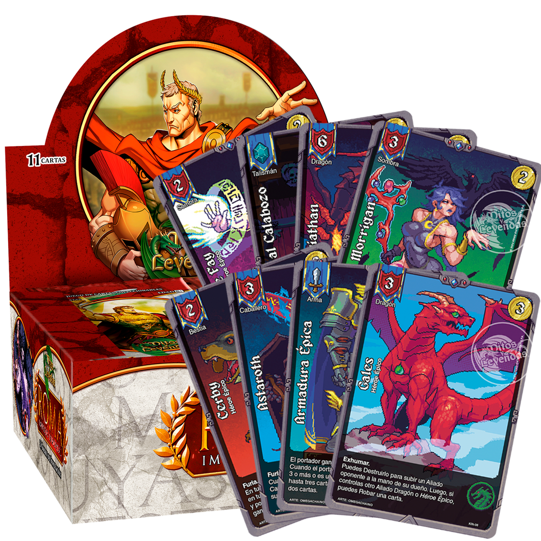 Oferta especial Display Roma + 8 cartas Kingdom Quest v2