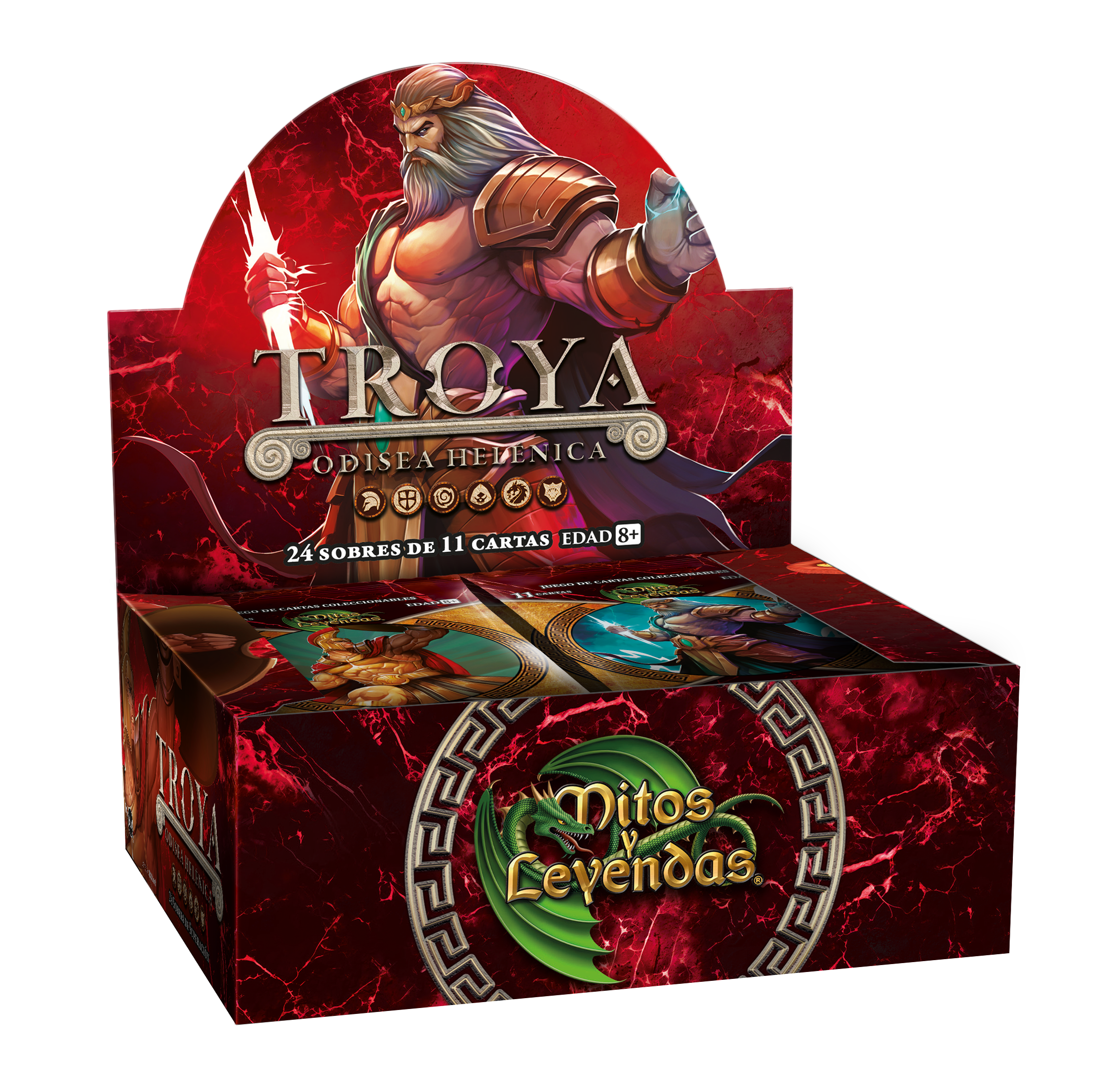 Oferta Relámpago - Display Troya Odisea Helénica