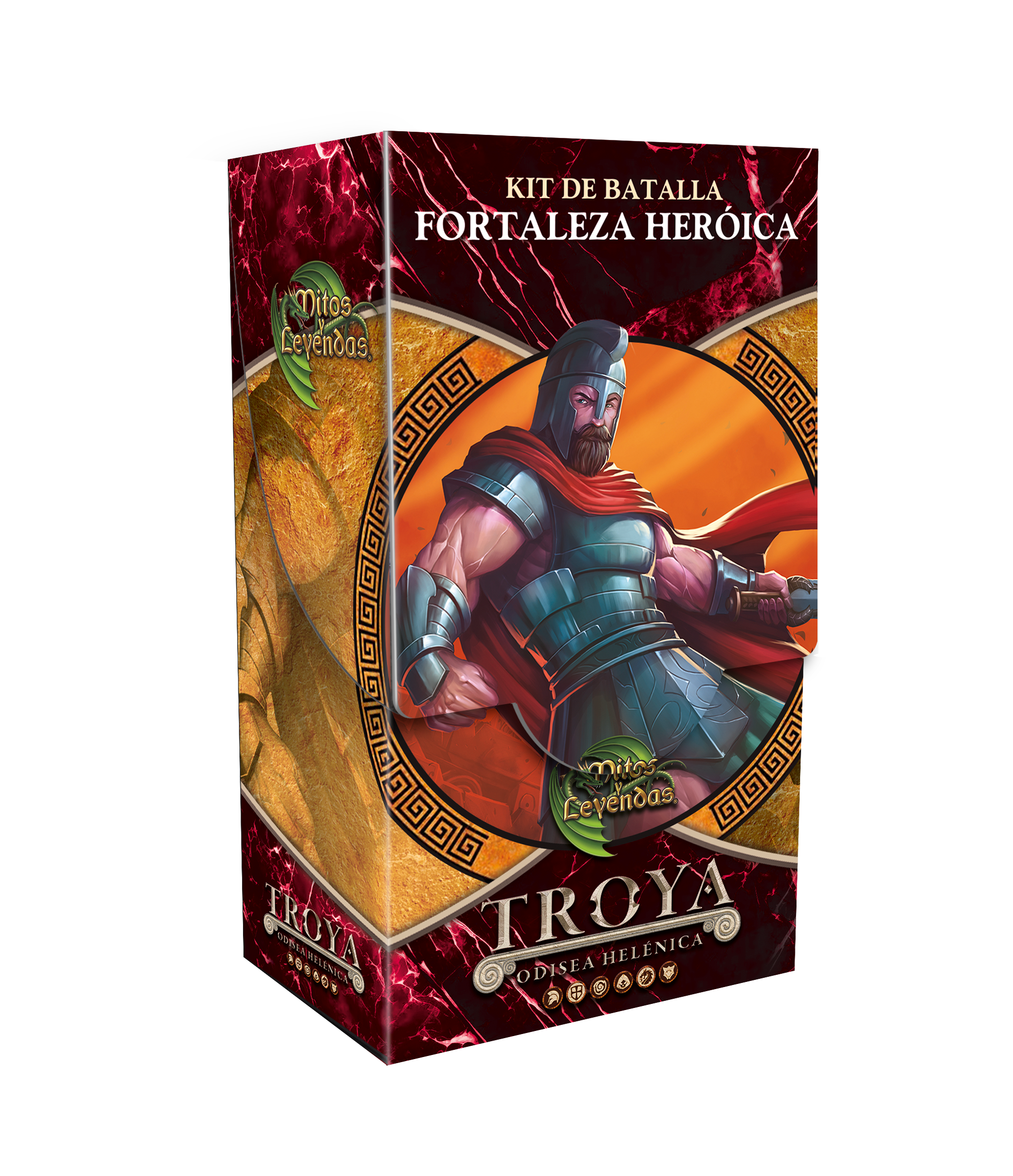 Oferta Relámpago - Kit De Batalla Troya: Fortaleza Heróica