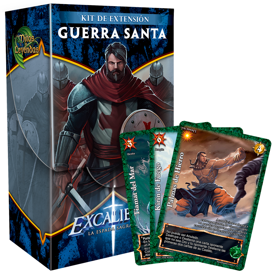 Kit Extensión Excalibur - Guerra Santa + Kirin de Fuego + Tiamat del Mar + Palmas de Hierro