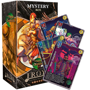 Oferta especial Mystery Box Troya + 4 cartas Kingdom Quest