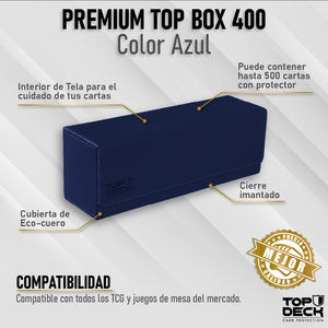 Premium Top Box 400 - Topdeck Azul Oscuro