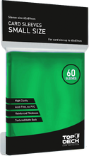 Cargar imagen en el visor de la galería, PREVENTA Protectores Esenciales | TOPDECK Small 62x89mm color Verde
