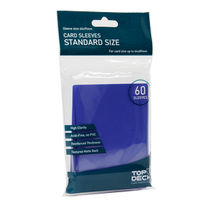 Protectores Esenciales | TOPDECK Standard 66x91mm color Azul