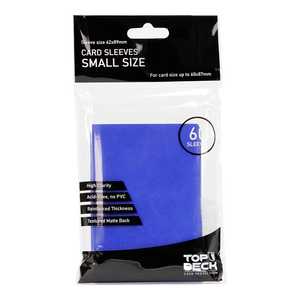 Protectores Esenciales | TOPDECK Small 62x89mm color Azul