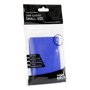 Protectores Esenciales | TOPDECK Small 62x89mm color Azul