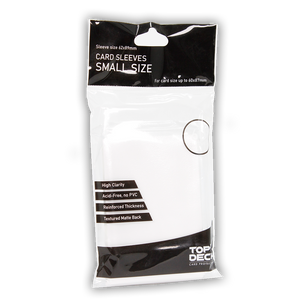 Protectores Esenciales | TOPDECK Small 62x89mm color Blanco