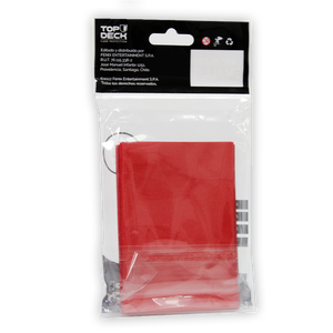 Protectores Esenciales | TOPDECK Small 62x89mm color Rojo