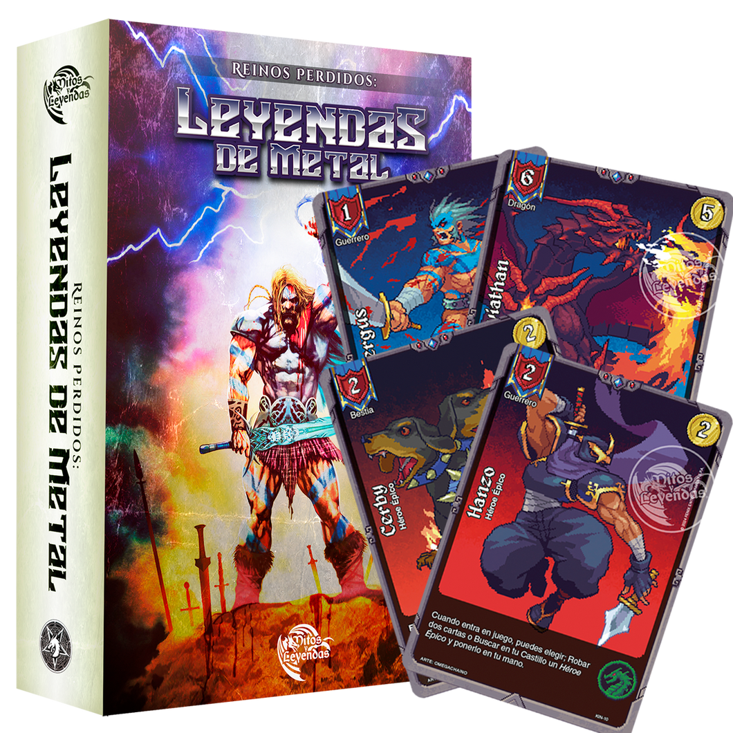 Oferta especial Leyendas de Metal + 4 cartas Kingdom Quest v2