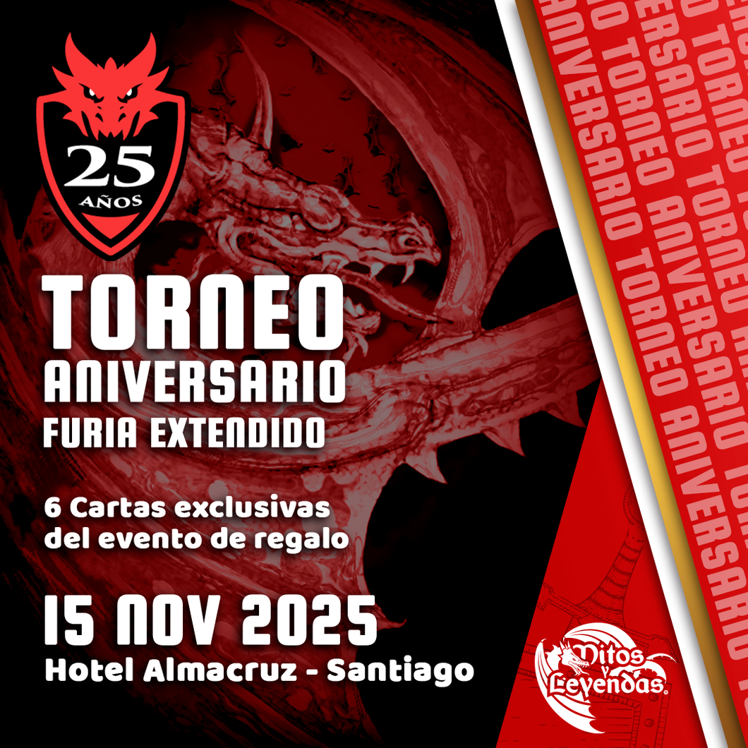 ENTRADA ANIVERSARIO 25 AÑOS - FURIA EXTENDIDO - SANTIAGO -  NOVIEMBRE